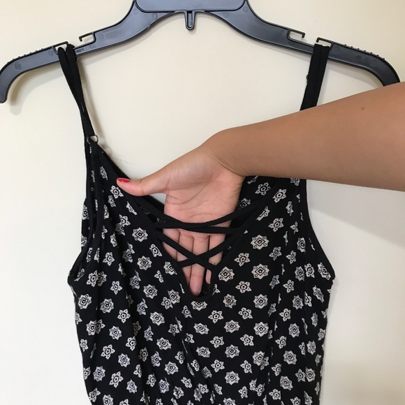 Black and White Romper - Picture 2 of 3